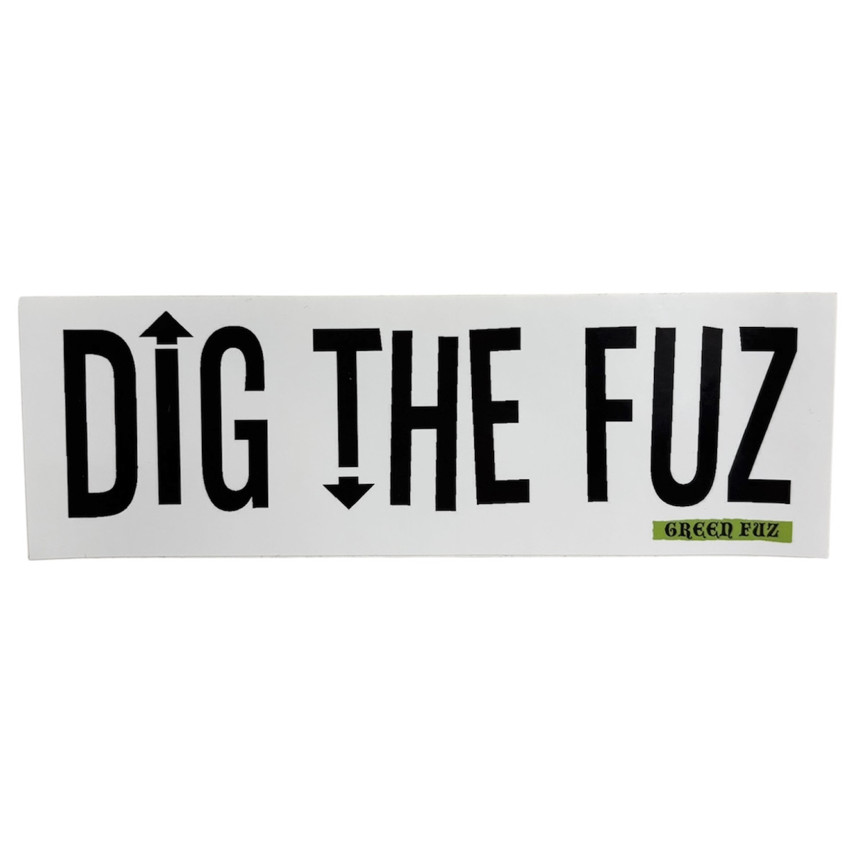 GREEN FUZ OFFICIAL STICKER① ロゴ グリーンファズ ステッカー